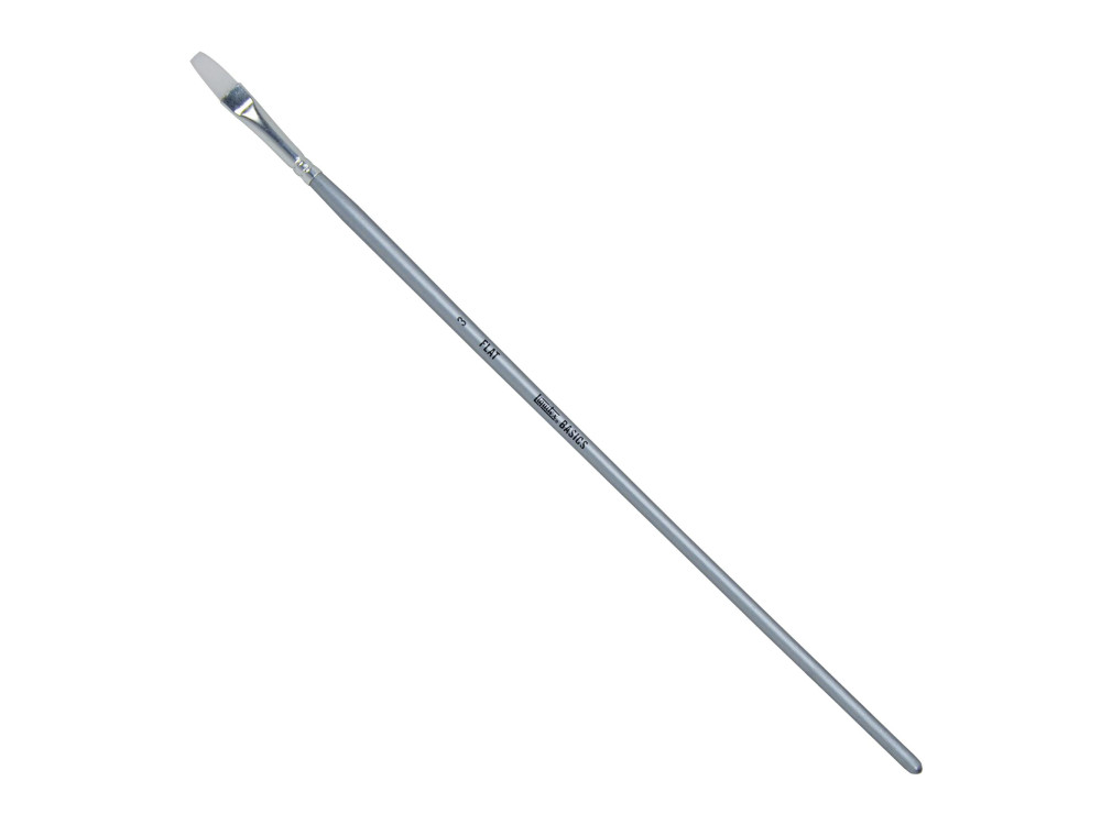 Flat, synthetic Basics brush - Liquitex - long handle, no. 3