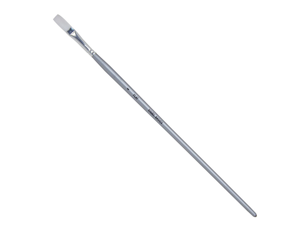 Flat, synthetic Basics brush - Liquitex - long handle, no. 4