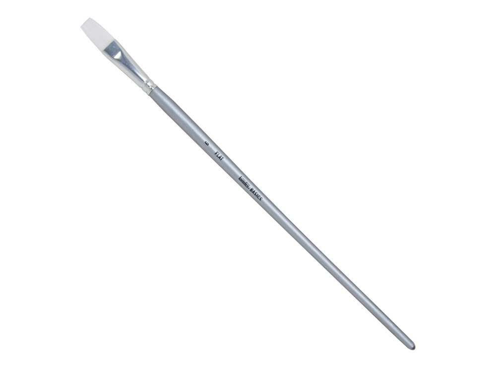 Flat, synthetic Basics brush - Liquitex - long handle, no. 6