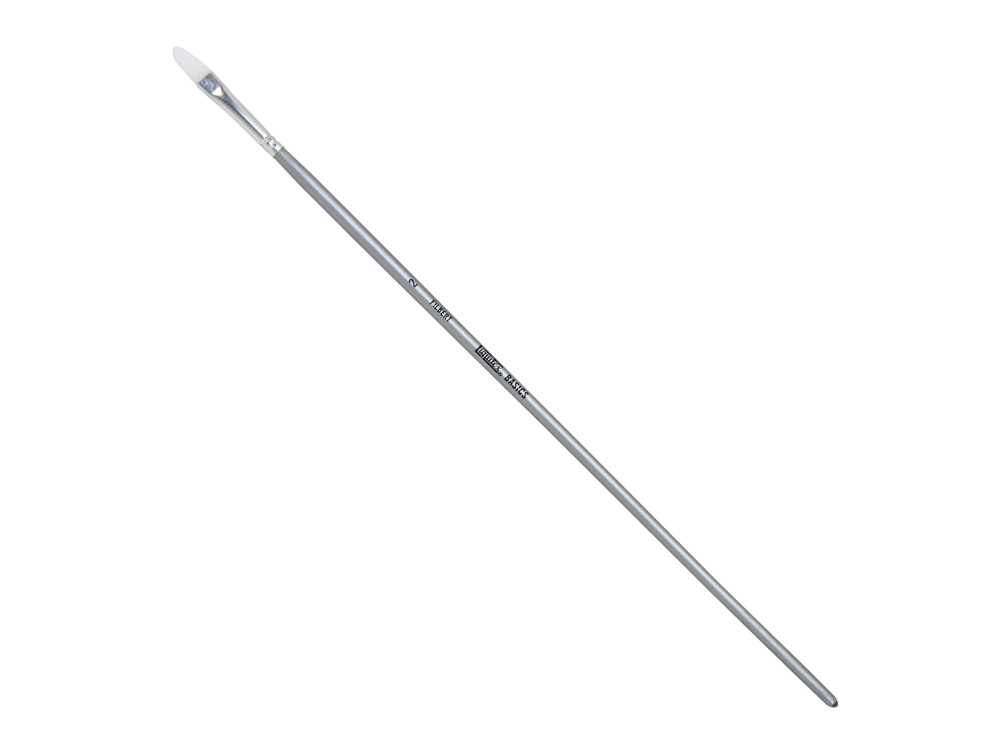 Filbert, synthetic Basics brush - Liquitex - long handle, no. 2