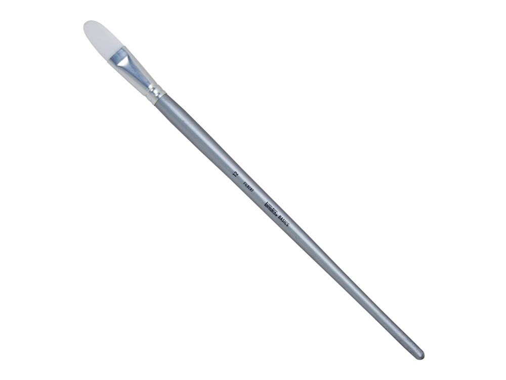 Filbert, synthetic Basics brush - Liquitex - long handle, no. 12