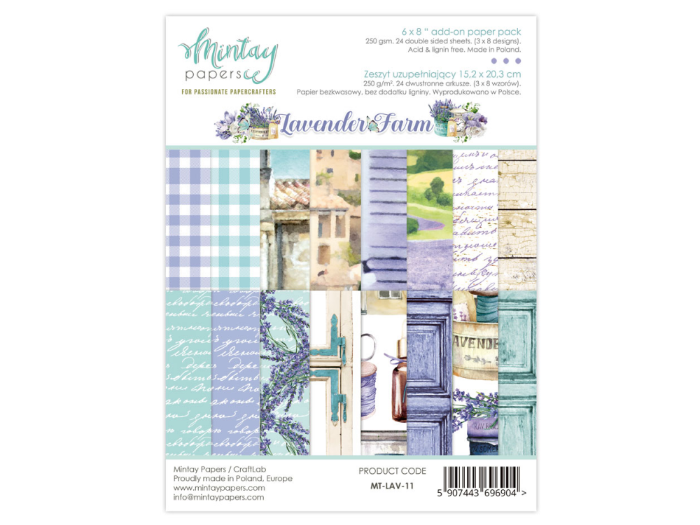 Add-on paper pack - Mintay - Lavender Farm
