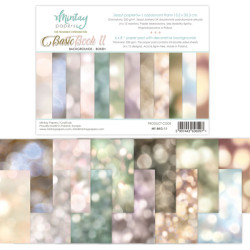 Set of scrapbooking papers 15,2 x 20,3 cm - Mintay - Basic Book 11, Bokeh