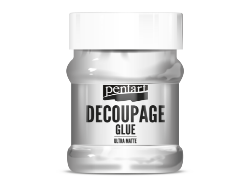 Klej z werniksem do decoupage - Pentart - ultra matt, 230 ml