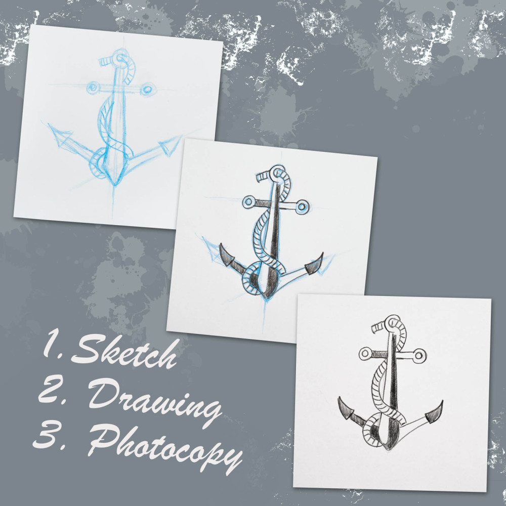 Tattoo Sketching Set - Cretacolor - 14 pcs.