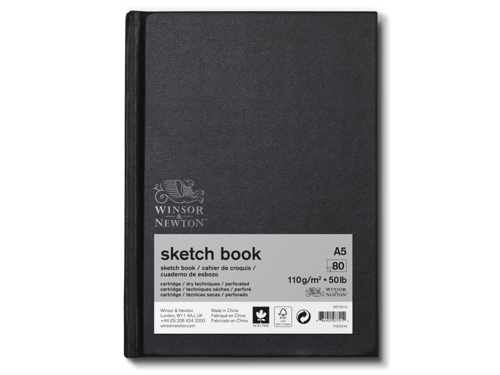 Sketch Book - Winsor & Newton - A5, 110g, 80 sheets