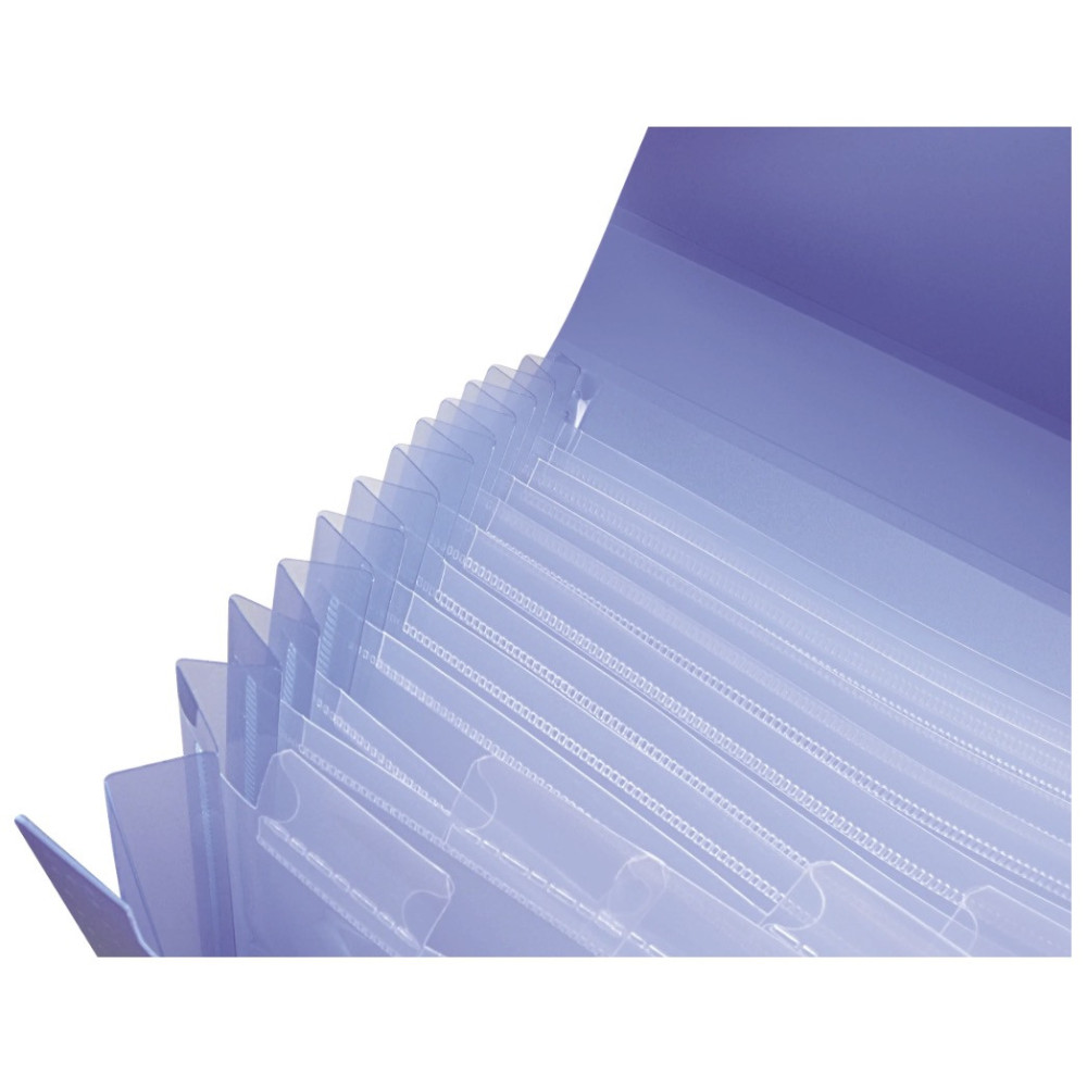 Teczka harmonijkowa na dokumenty - Pentel - niebieska, A4