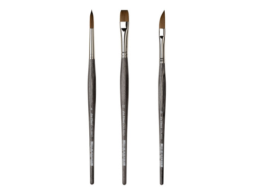 Zestaw pędzli syntetycznych Colineo w etui - Da Vinci - 3 szt.