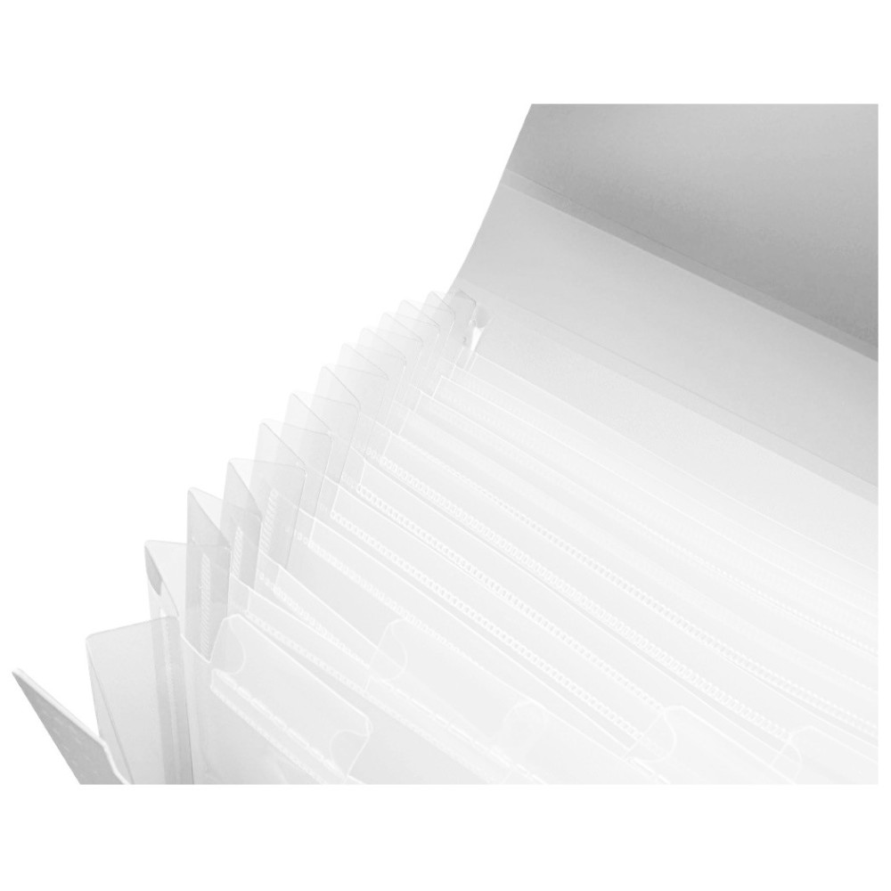 Teczka harmonijkowa na dokumenty - Pentel - transparentna, A4