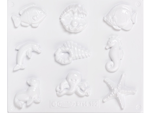 Set of molds for plaster casting - Knorr Prandell - Ocean, 8 pcs.
