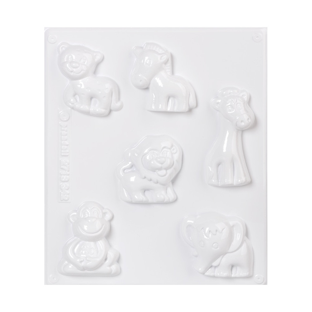 Set of molds for plaster casting - Knorr Prandell - Animals, 6 pcs.