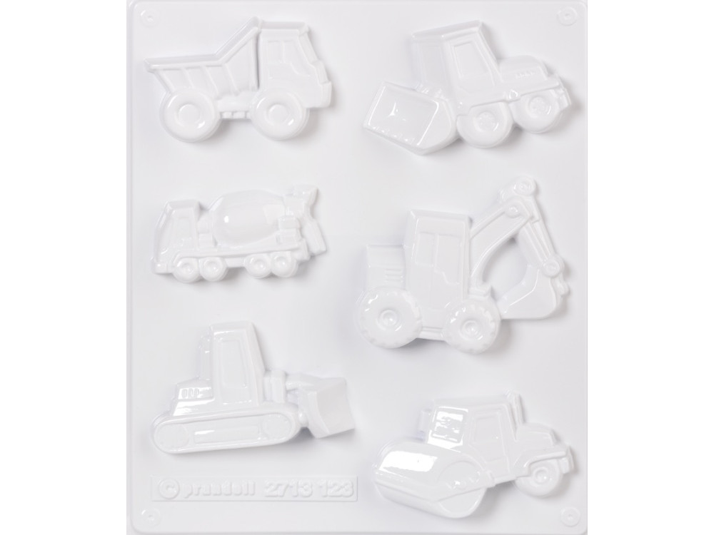 Set of molds for plaster casting - Knorr Prandell - Vehicles, 6 pcs.