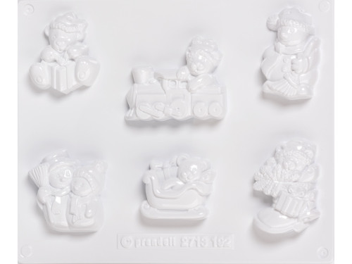 Set of molds for plaster casting - Knorr Prandell - Christmas toys, 6 pcs.
