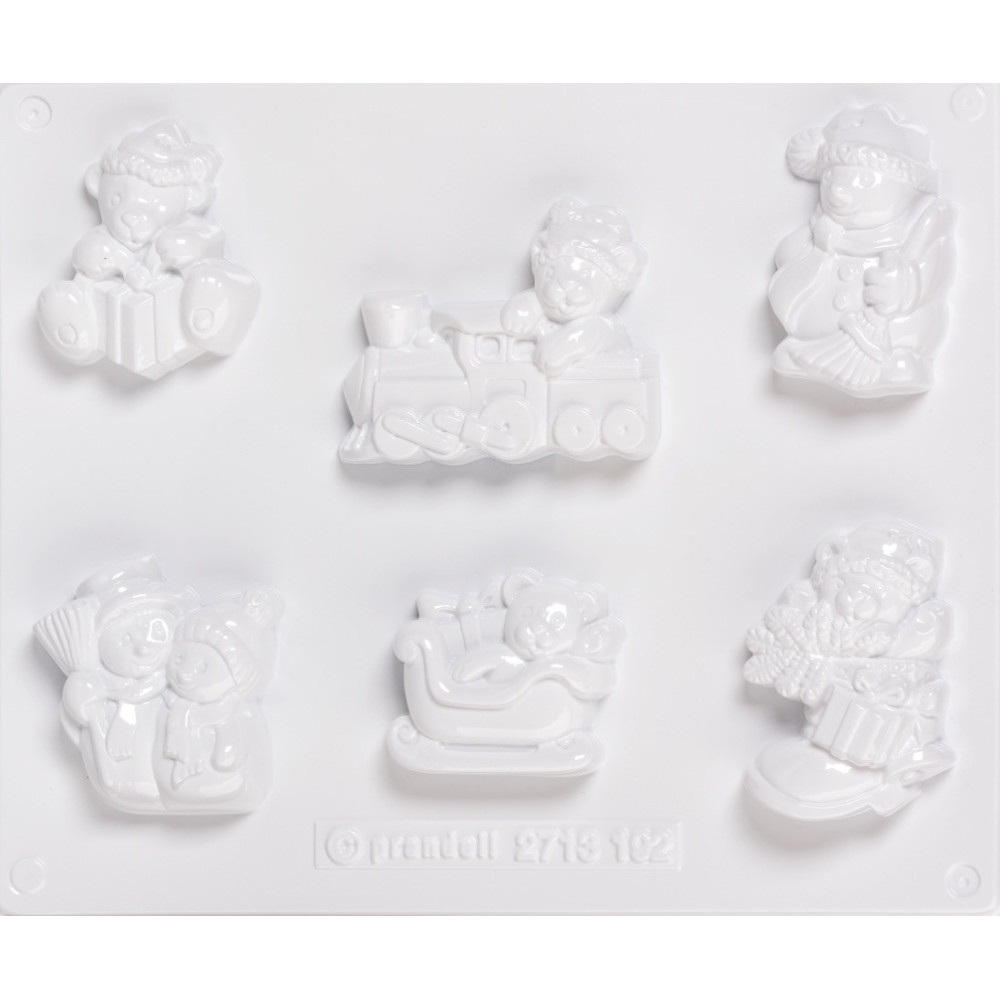 Set of molds for plaster casting - Knorr Prandell - Christmas toys, 6 pcs.