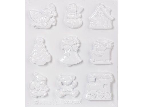 Set of molds for plaster casting - Knorr Prandell - Christmas, 9 pcs.