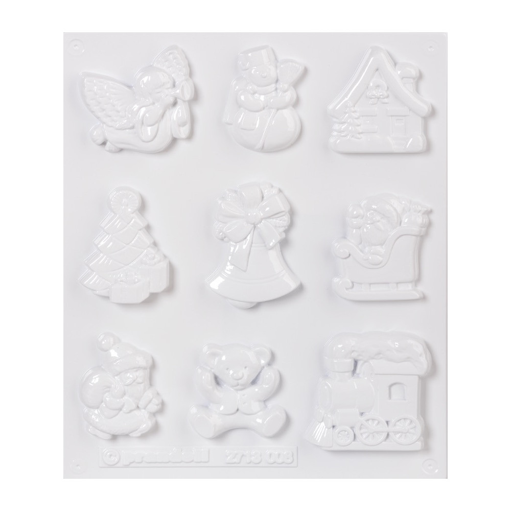 Set of molds for plaster casting - Knorr Prandell - Christmas, 9 pcs.