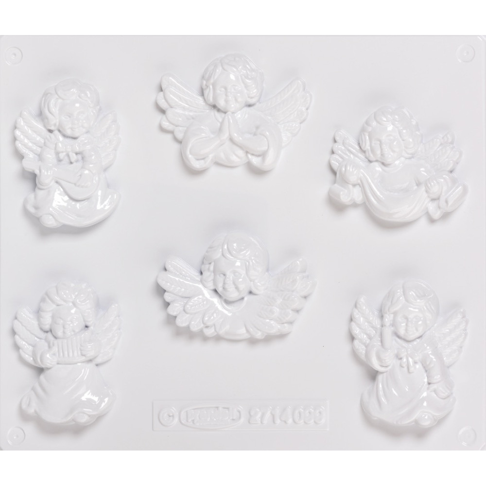 Set of molds for plaster casting - Knorr Prandell - Angels, 6 pcs.