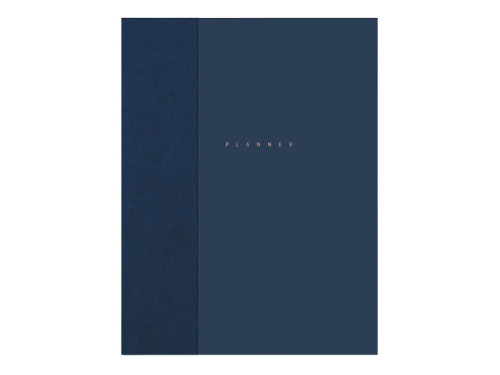 Classic undated planner - Papierniczeni - navy, hard cover
