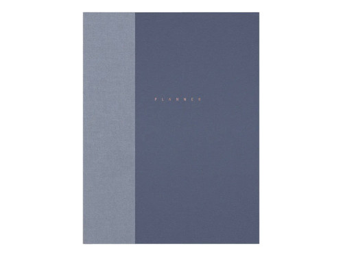 Classic undated planner - Papierniczeni - blueberry, hard cover