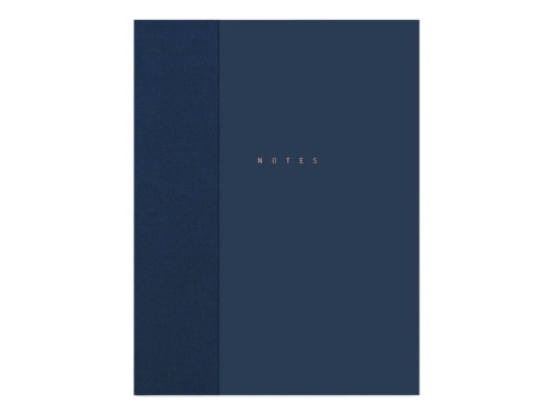 Classic notebook - Papierniczeni - navy, dotted, 80 sheets
