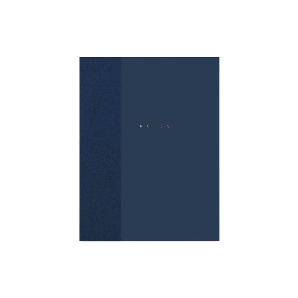 Classic notebook - Papierniczeni - navy, dotted, 80 sheets