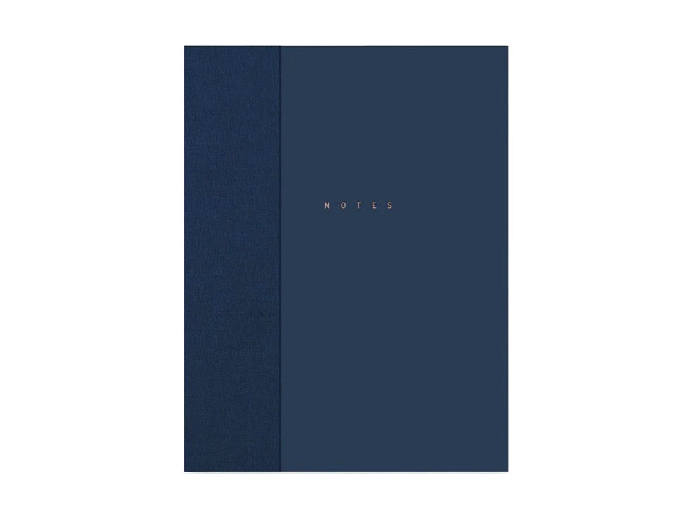 Classic notebook - Papierniczeni - navy, dotted, 80 sheets