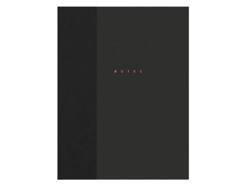 Classic notebook - Papierniczeni - black, dotted, 80 sheets