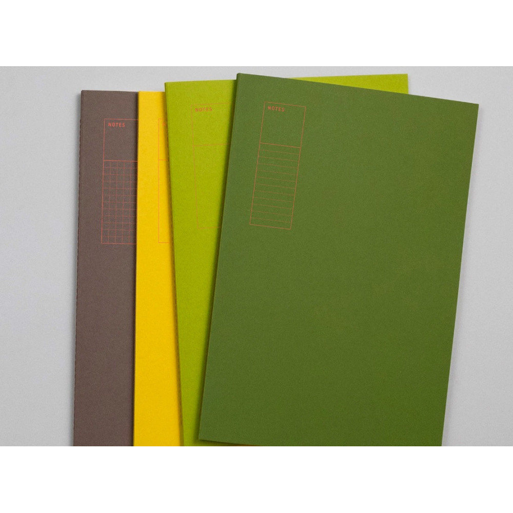 Light Notebook - Papierniczeni - brown, squared, 45 sheets