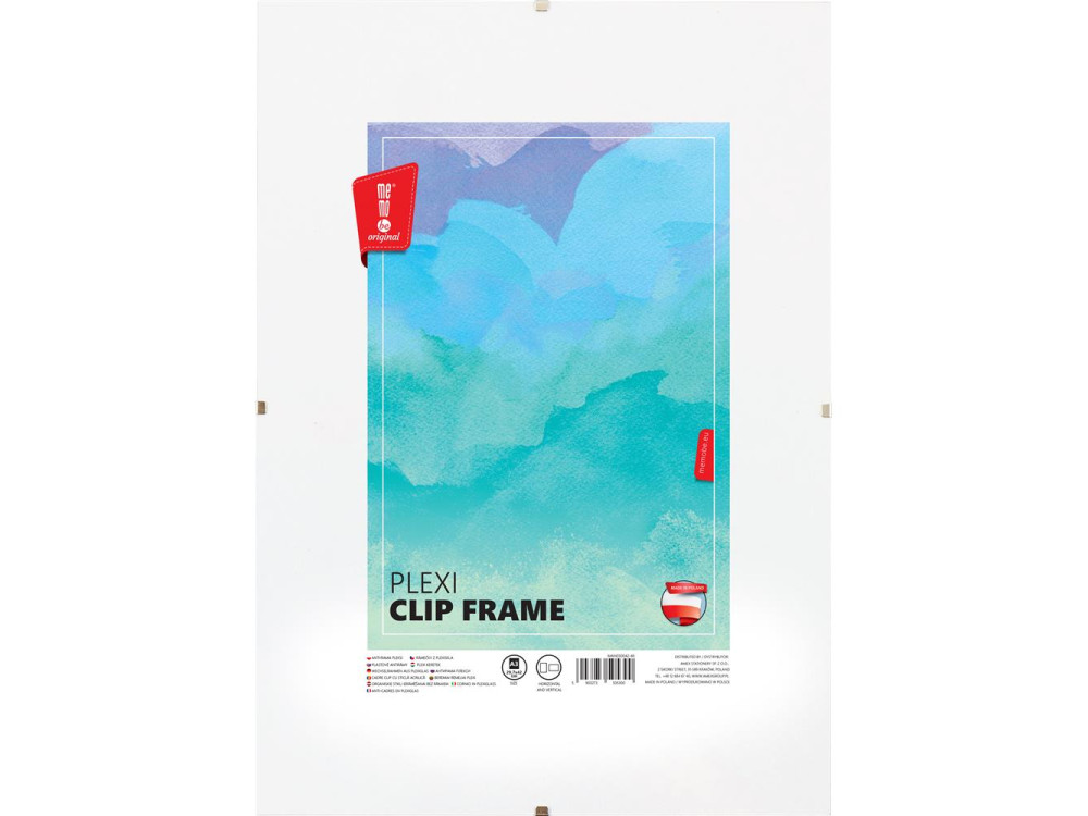 Plexi clip frame - MemoBe - 30 x 40 cm