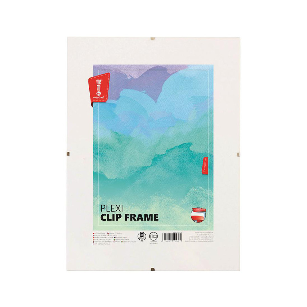 Plexi clip frame - MemoBe - 29,7 x 42 cm