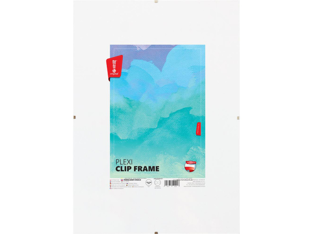 Plexi clip frame - MemoBe - 70 x 100 cm