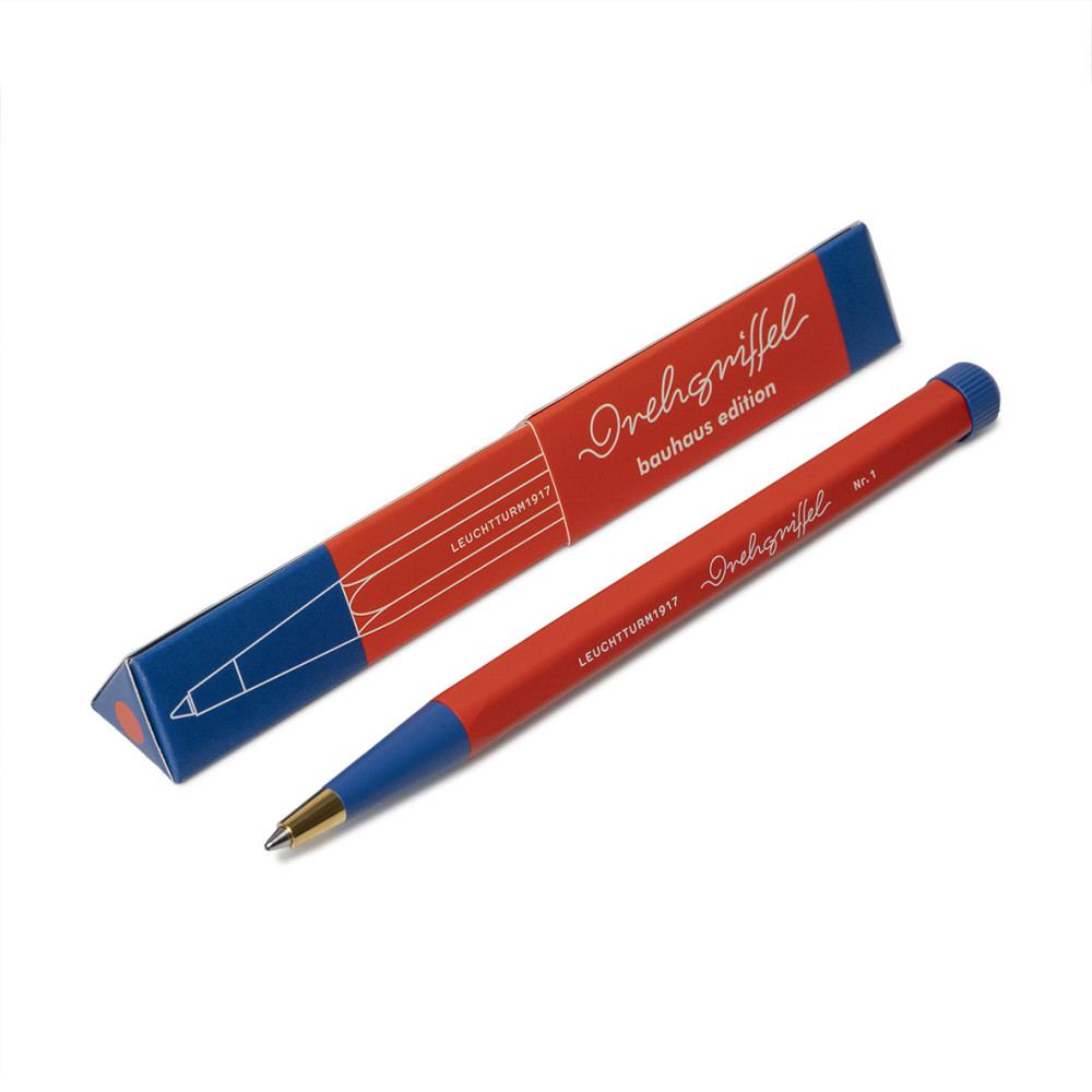 Długopis Drehgriffel Nr. 1 Bauhaus - Leuchtturm1917 - Red & Blue