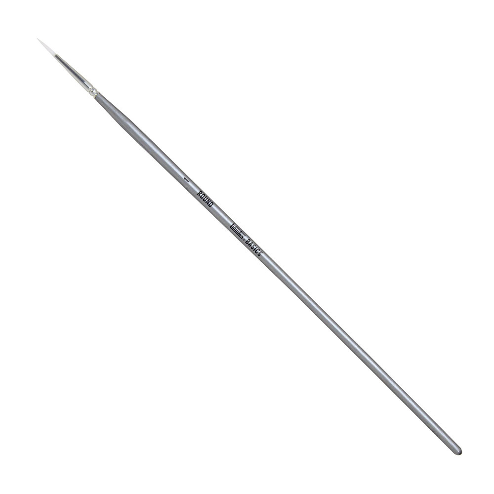 Round, synthetic Basics brush - Liquitex - long handle, no. 1