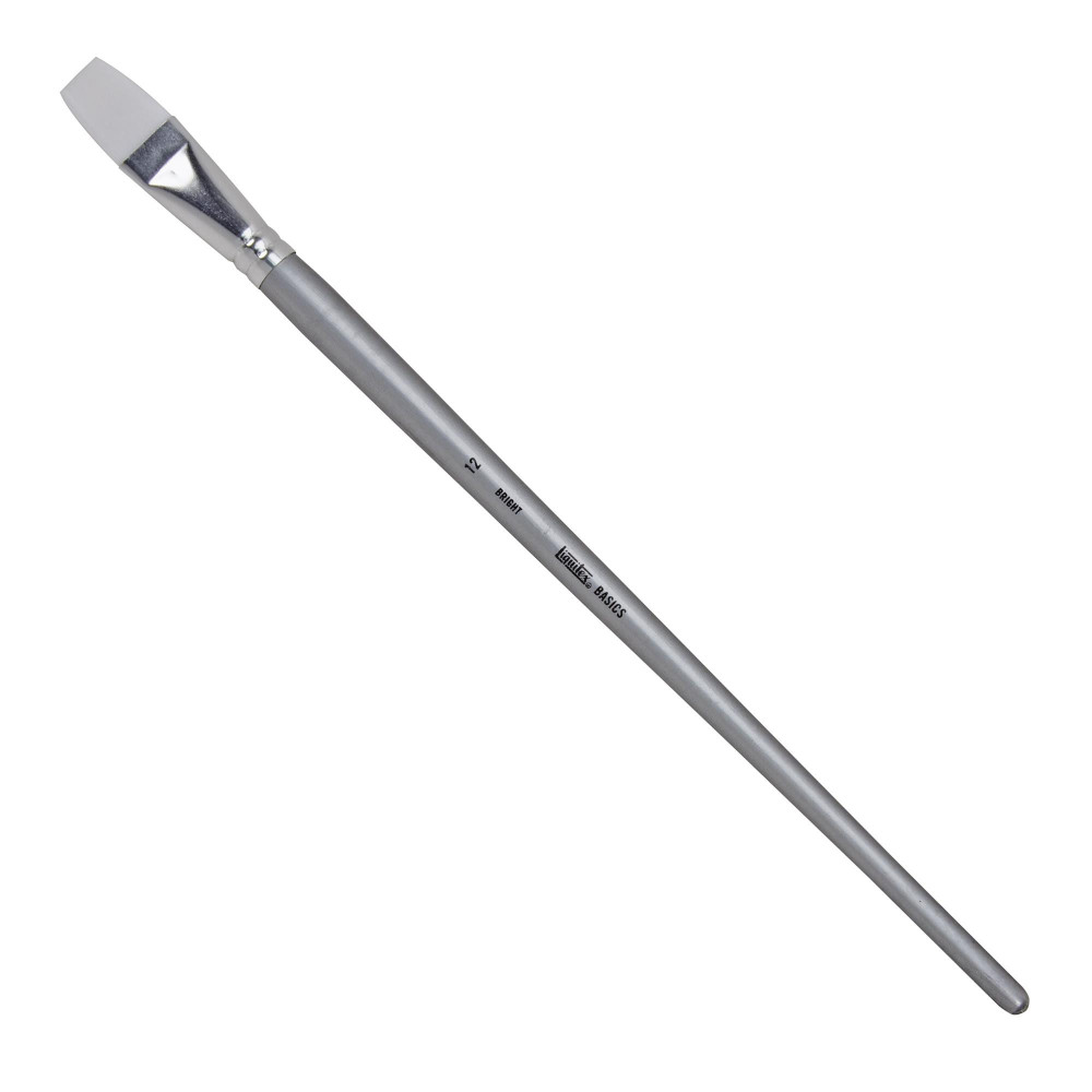 Bright, synthetic Basics brush - Liquitex - long handle, no. 12