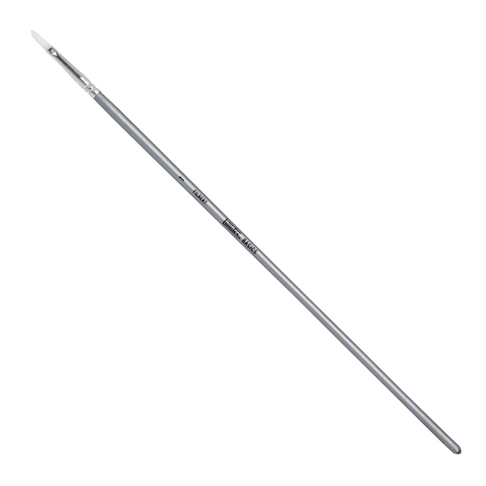 Filbert, synthetic Basics brush - Liquitex - long handle, no. 1