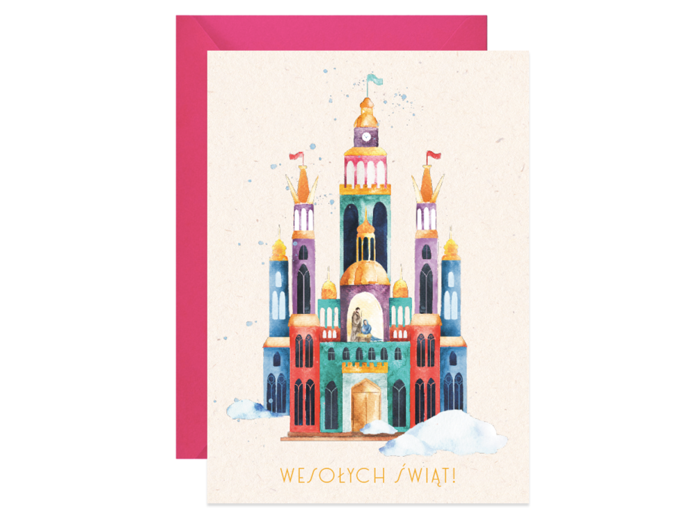 Kartka okolicznościowa - Paperwords - Świąteczna szopka Krakowska, A6
