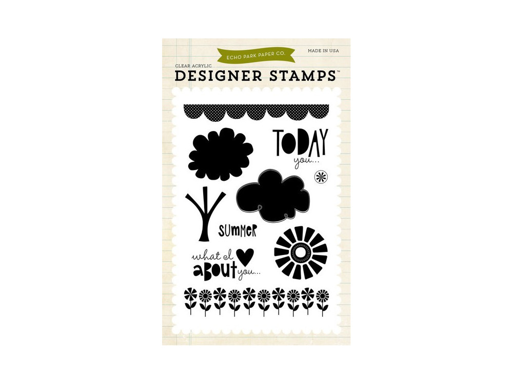 Designer stamps Echo Park 10x15 - Sweet Summertime