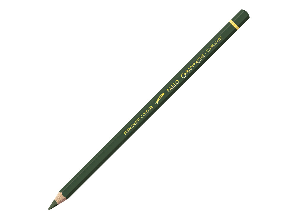 Pablo colored pencil - Caran d'Ache - 019, Olive Black