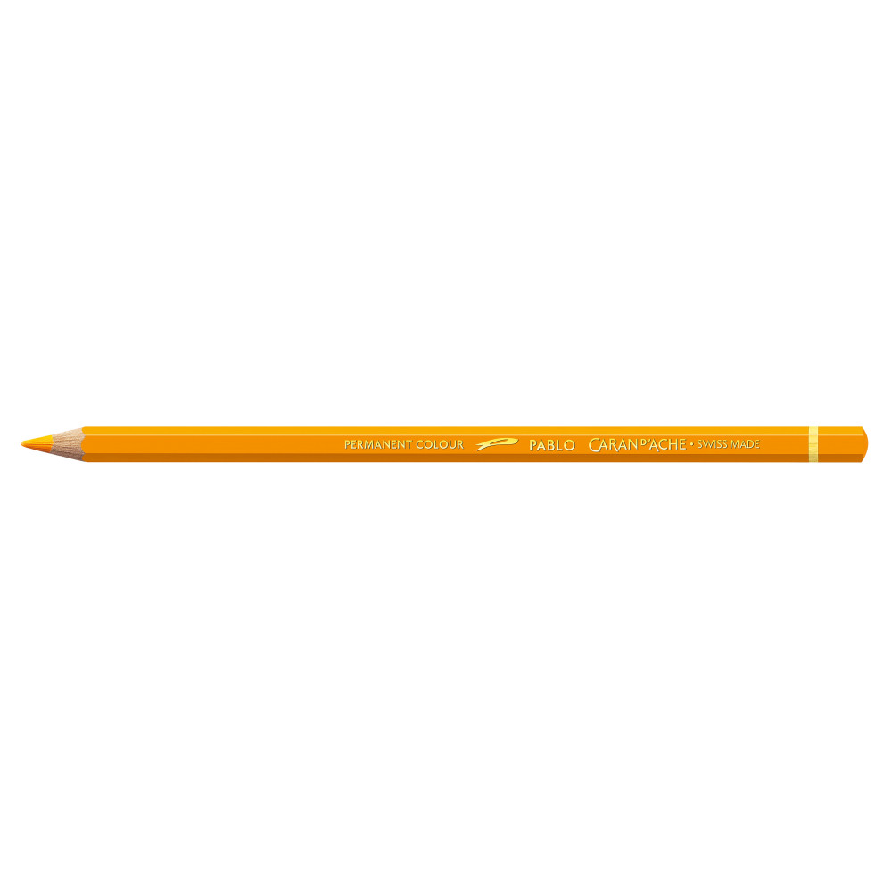 Pablo colored pencil - Caran d'Ache - 020, Golden Yellow
