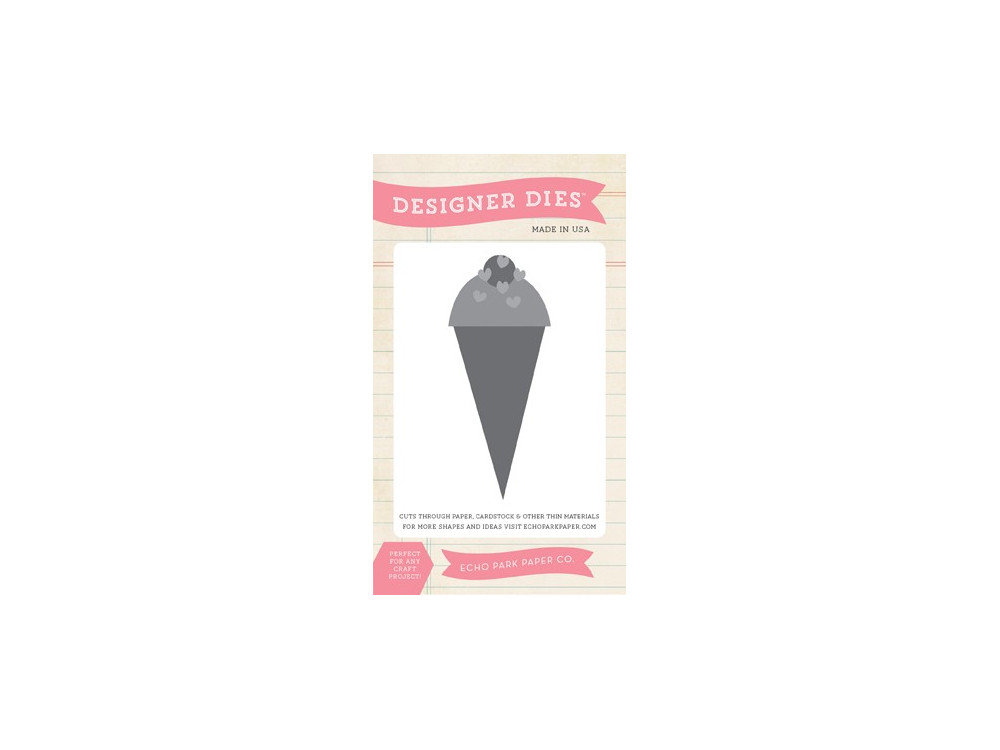 Wykrojnik - Echo Park- Ice Cream Cone