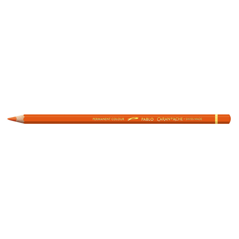 Pablo colored pencil - Caran d'Ache - 050, Flame Red