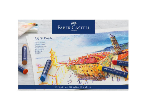 Zestaw pasteli olejnych Creative Studio - Faber-Castell - 36 kolorów