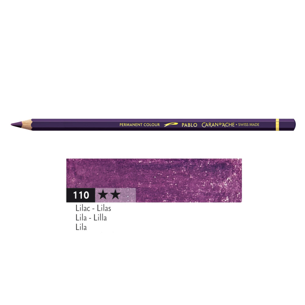 Pablo colored pencil - Caran d'Ache - 110, Lilac