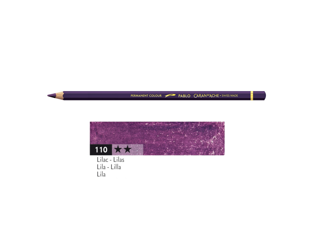 Kredka ołówkowa Pablo - Caran d'Ache - 110, Lilac
