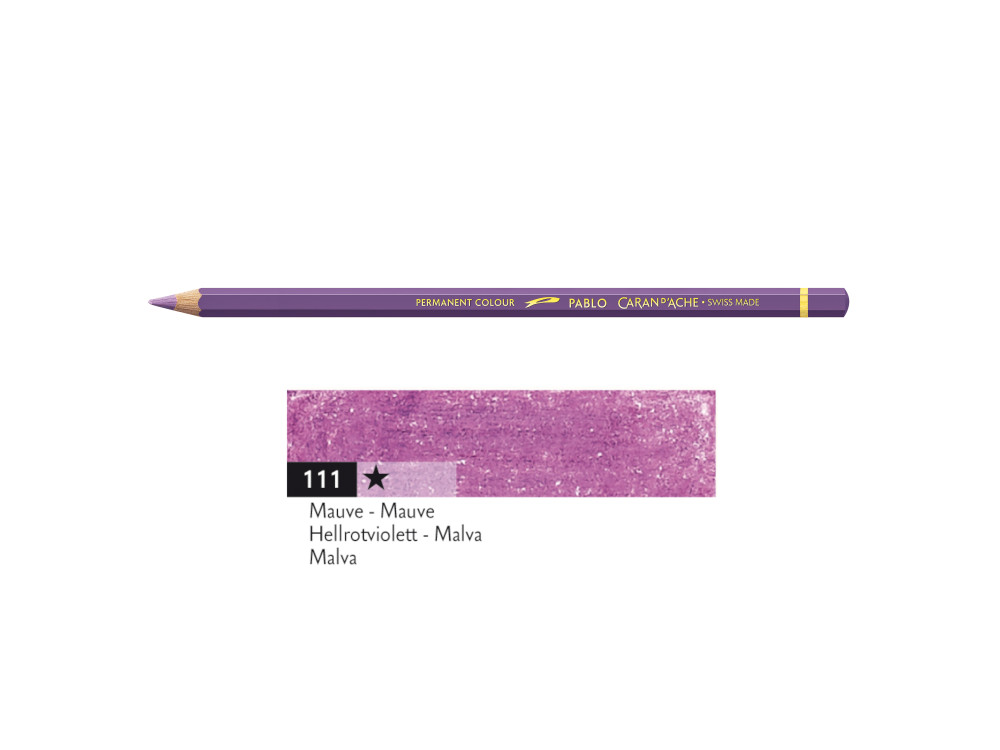 Kredka ołówkowa Pablo - Caran d'Ache - 111, Mauve