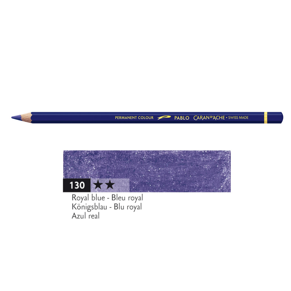 Kredka ołówkowa Pablo - Caran d'Ache - 130, Royal Blue