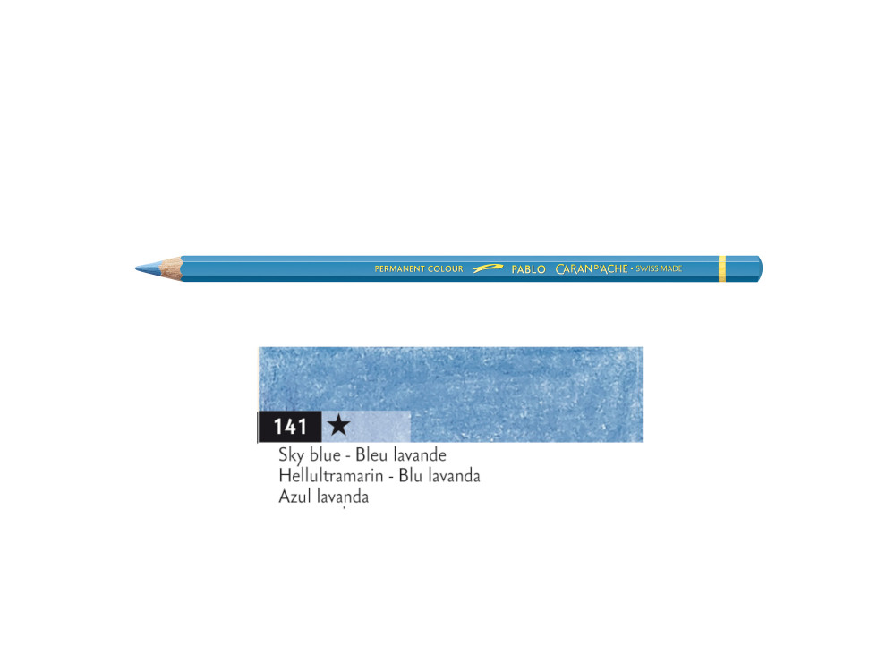 Kredka ołówkowa Pablo - Caran d'Ache - 141, Sky Blue