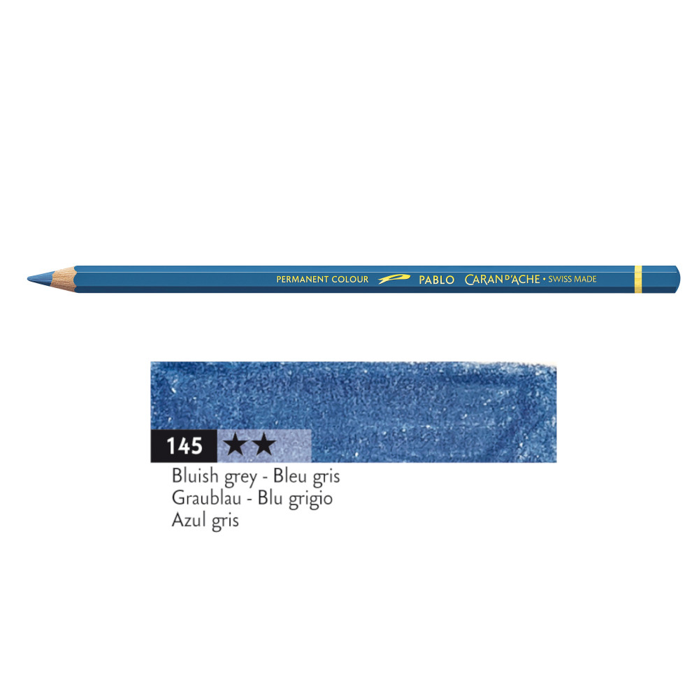 Pablo colored pencil - Caran d'Ache - 145, Bluish Grey