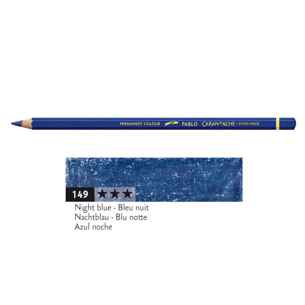 Kredka ołówkowa Pablo - Caran d'Ache - 149, Night Blue