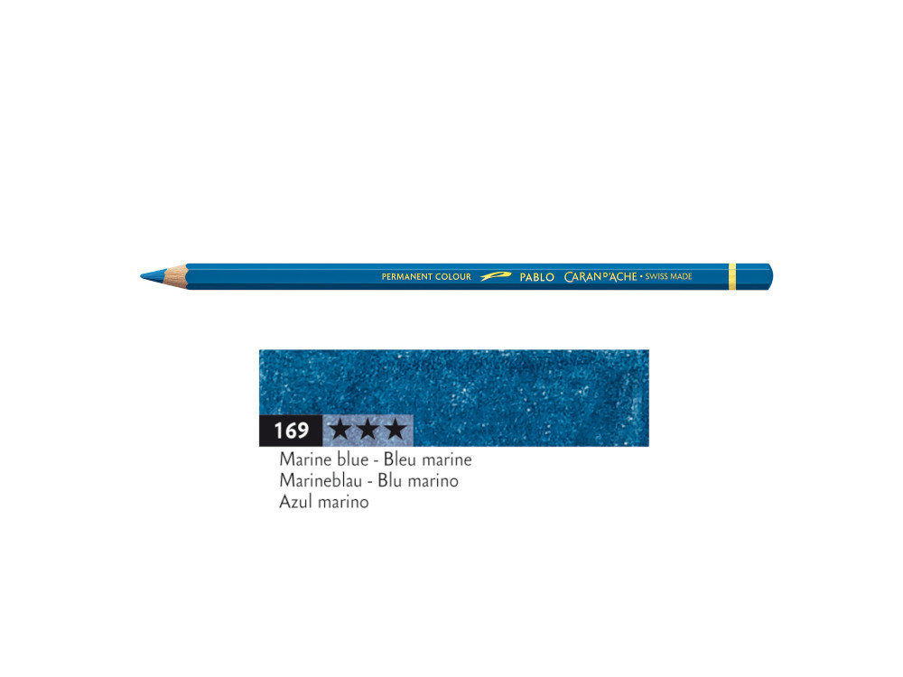 Kredka ołówkowa Pablo - Caran d'Ache - 169, Marine Blue